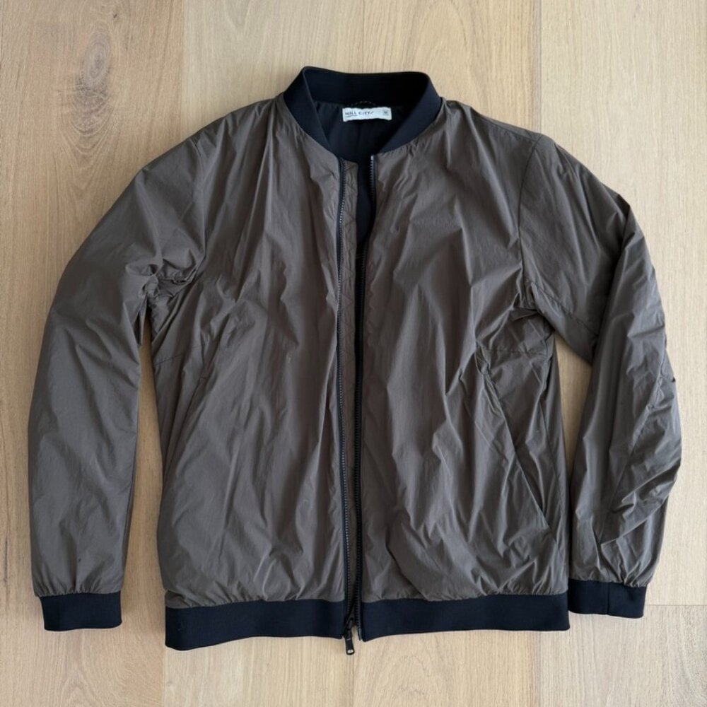 Hill City Thermal Light Bomber Jacket, Men's medium, olive